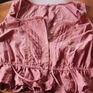 Old Navy Brown Sleeveless Top